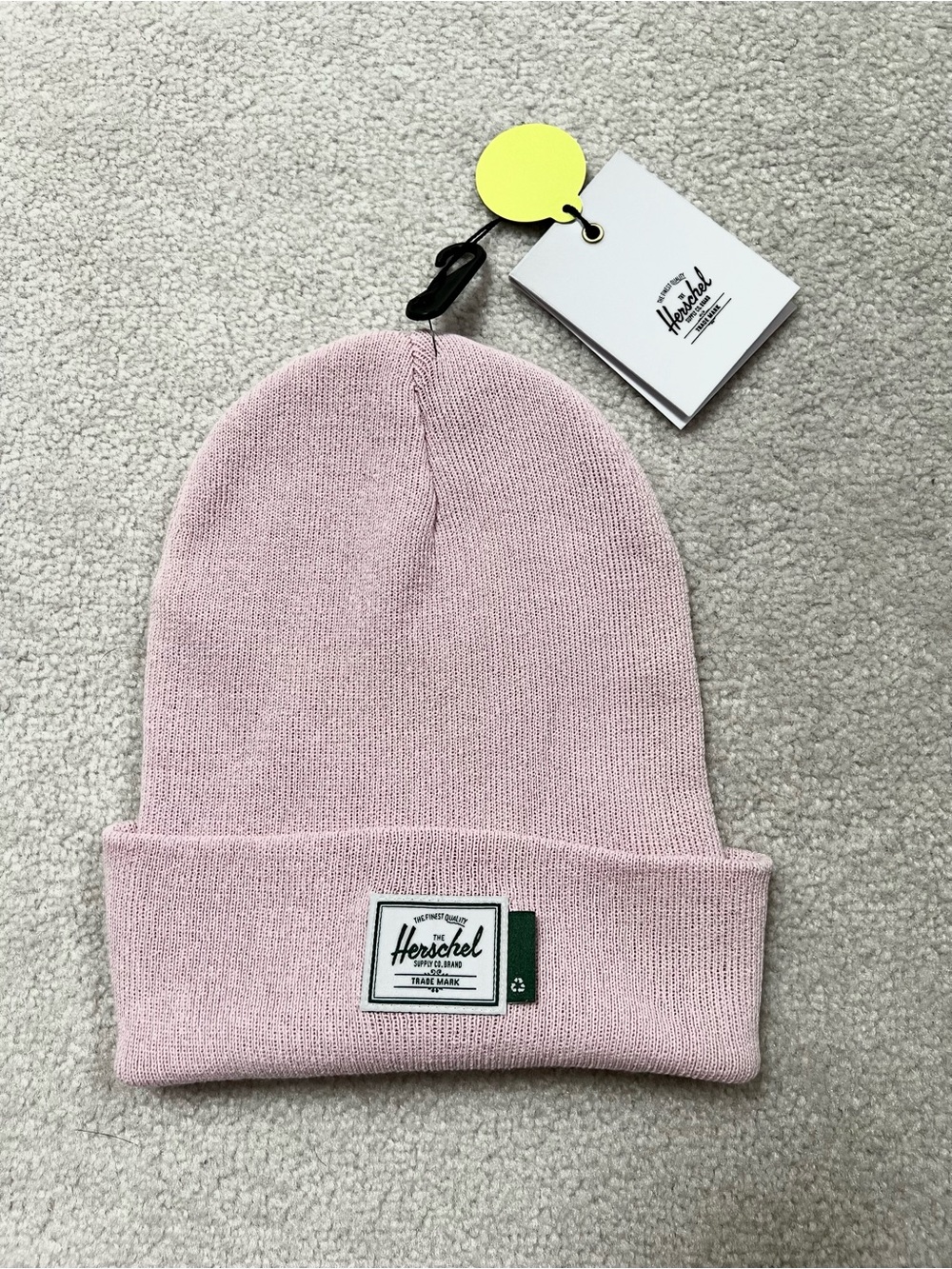 New Herschel Pink Knit Beanie